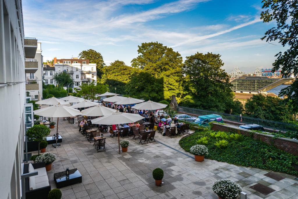 Rainvilles Elbterrassen Hamburg-Harburg Buitenkant foto