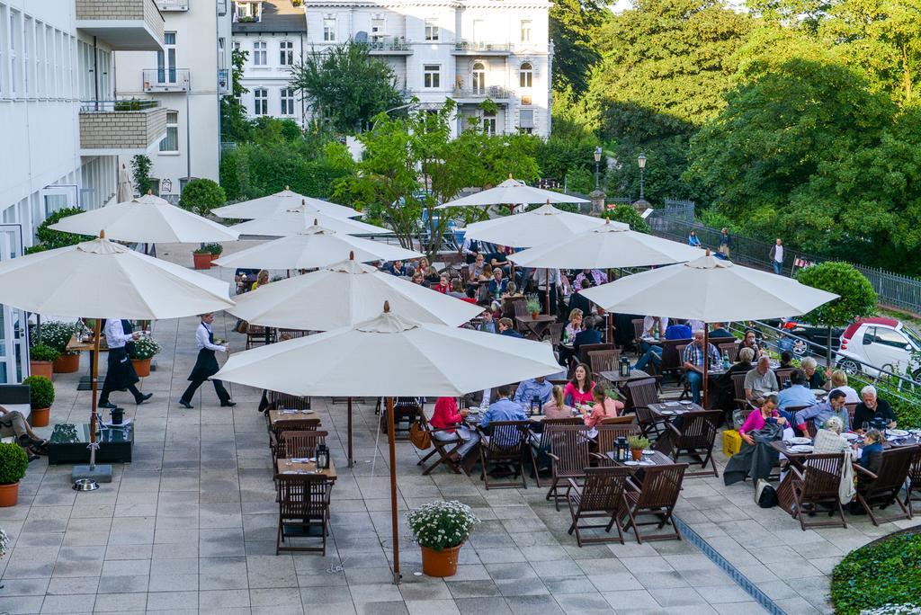 Rainvilles Elbterrassen Hamburg-Harburg Buitenkant foto